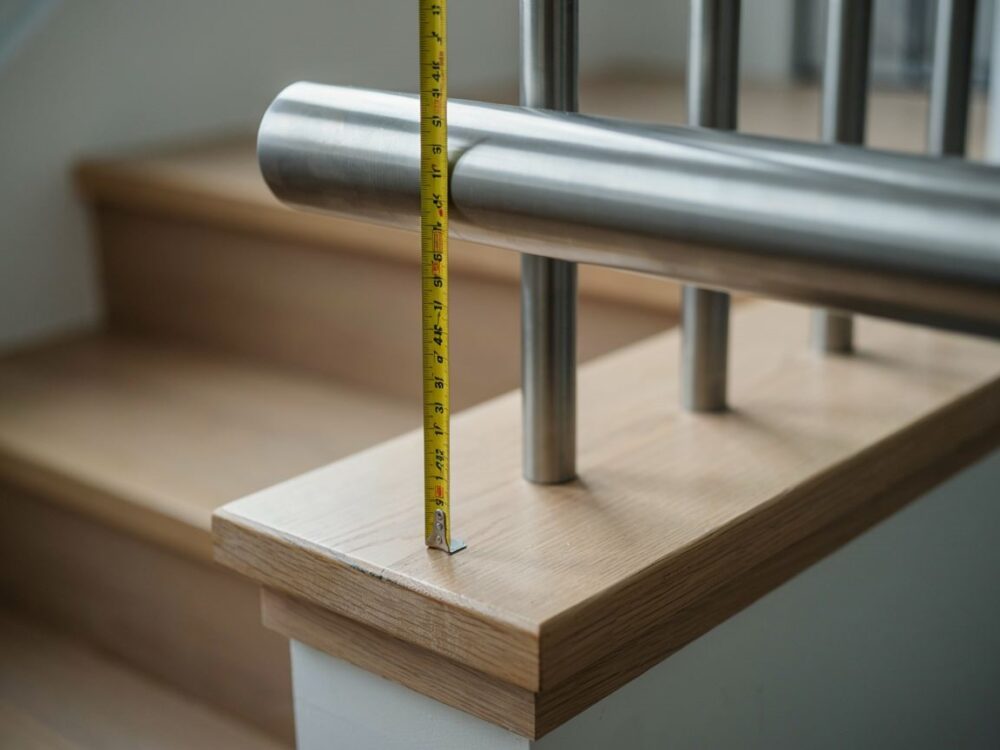Wysokość balustrady przy schodach